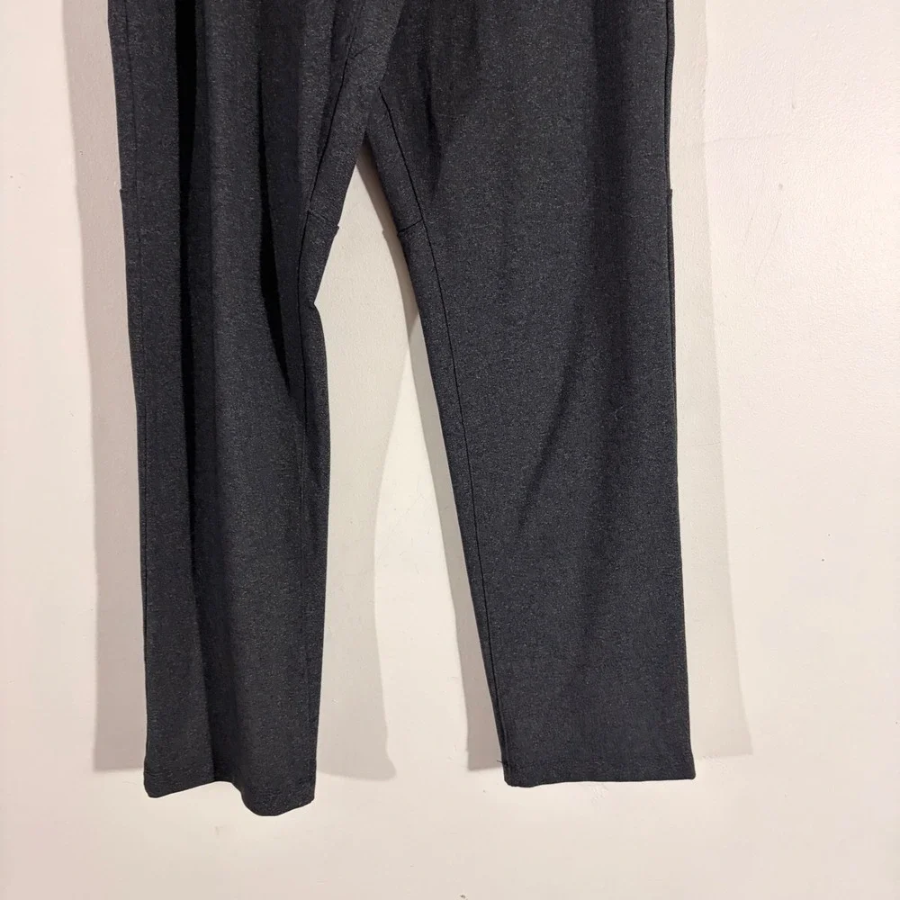 Lululemon Athletic Pants Mens M Charcoal Gray Heather Excellent ABC Straight Leg
